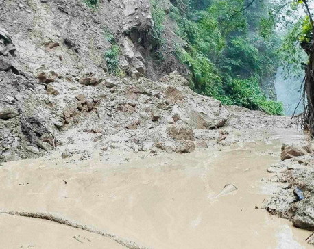 All short roads from Hetauda to Kathmandu obstructed