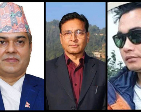 Secretary Pandey nabbed, court issues arrest warrant against ex-minister Rayamajhi and his son, ex home minister Thapa’s son