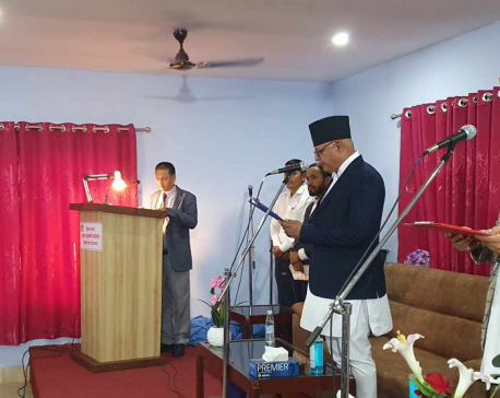Newly-appointed Koshi Province Chief Minister Karki administered oath of office