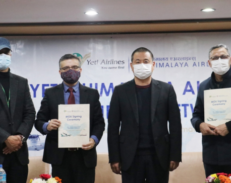 Himalaya Airlines and Yeti Airlines join hands for network integration
