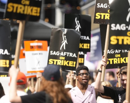 Actors and writers on strike are united and determined in the face of a long summer standoff