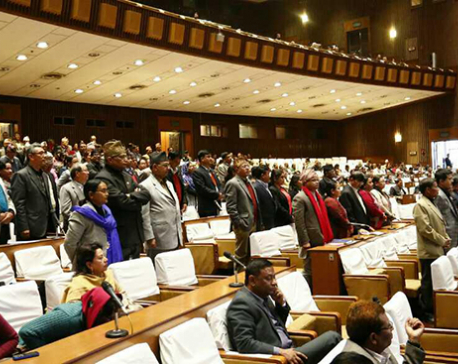 House meeting disrupted, adjourned for Friday 3 pm