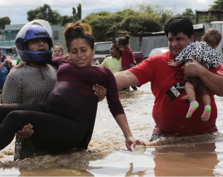 Weakened Eta drenches Central America; at least 57 dead
