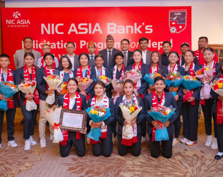 NIC Asia honors nat’l women's football team