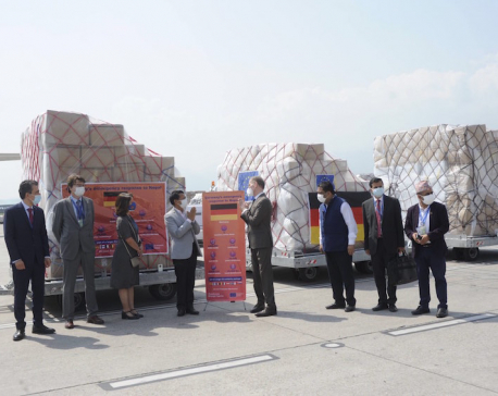 Germany provides medical equipment, other health essentials to Nepal to combat COVID-19