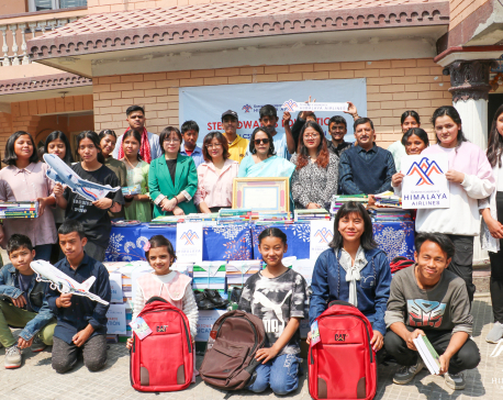 Himalaya Airlines conducts annual "Step Towards Education" campaign