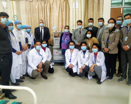 Israel Embassy donates medical equipment to three hospitals in Nepal