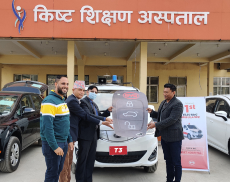 BYD delivers first electric ambulance in Nepal
