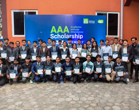 Herald College Kathmandu honors 89 Students with Rs 15 million in AAA Scholarship Award Ceremony 2024