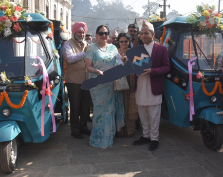 Indian Women’s Association hands over two electric vehicles to Nepal's PADT