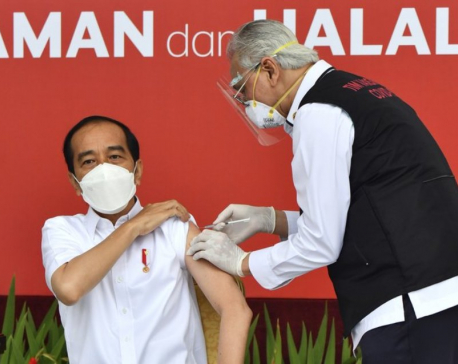 Indonesia starts COVID-19 vaccination campaign with Widodo