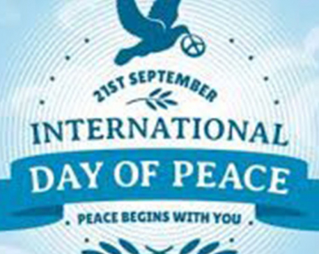 Int’l Day of Peace being observed today