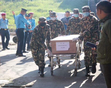 Mortal remains of four students who died in Israel brought to Dhangadi
