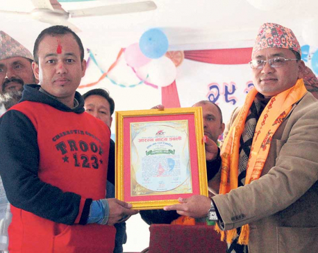 Journo Bhojraj Shrestha feted