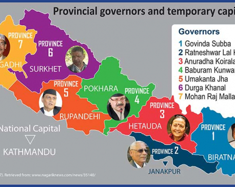 Govt names temporary capitals, governors