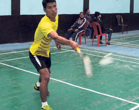 Nangsal into badminton quarters