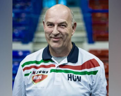 Belgium's Jan de Brandt is Nepal's volleyball coach