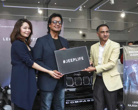 Rajesh Hamal enters into Jeep Life with New Jeep Compass