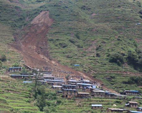 Two killed as landslide buries house in Gorkha