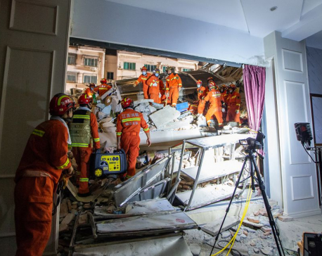 Death toll rises to 17 in partial collapse of China hotel