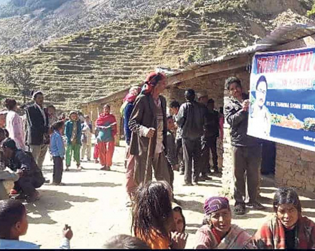 Free health camps in Karnali