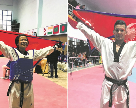 Shrestha defies odds to win gold,Mahara bags another