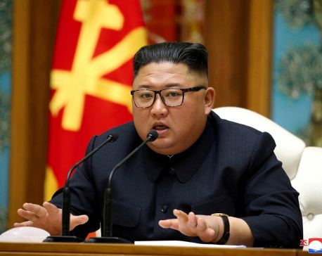 North Korea’s Kim marks war anniversary amid virus concerns
