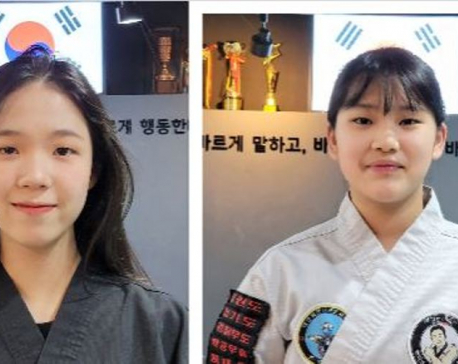 Two South Korean players win silver medals in Nepal Open International Virtual Poomsae and High Speed Kick Taekwondo Championship