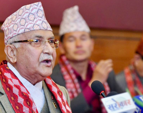 Nepal needs UML to win elections for development: Oli