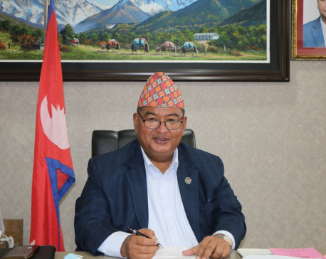 Minister Shrestha interacts with Nepali diaspora in UAE