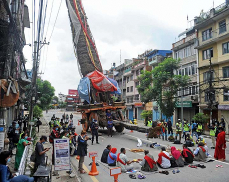 PHOTOS: Kshama Puja of Rato Machhindranath amid curfew in Patan