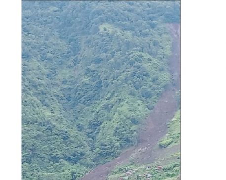 Rain-triggered landslides sweep away 21 houses in Lamjung