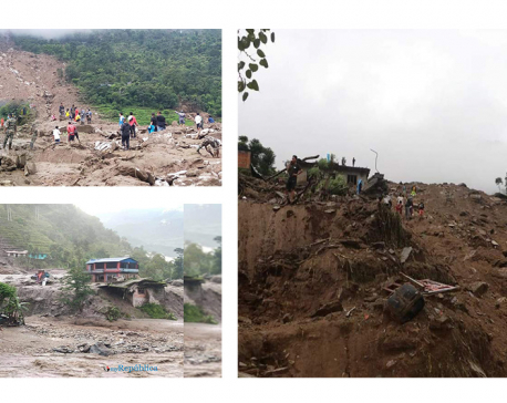 Sindhupalchowk devastated by landslides and floods