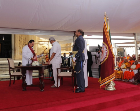 Rajapaksa sworn in as PM in Sri Lanka, cementing family rule