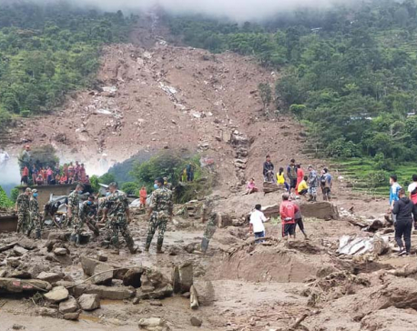 UPDATE: Death toll in Sindhupalchowk landslide climbs to nine, 22 still missing