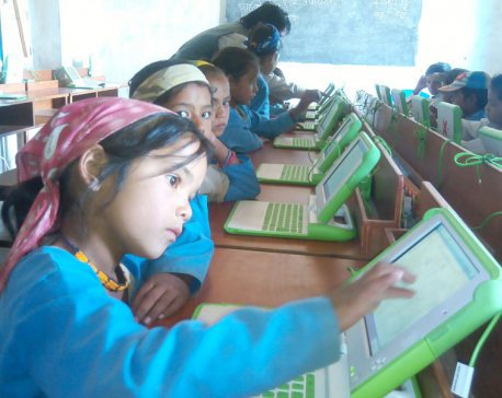 OLE Nepal helping schools connect through e-library