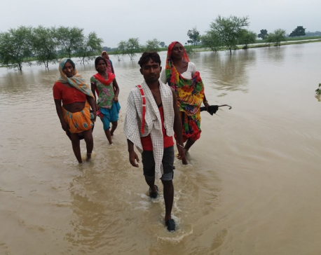Indian embankment causing inundation in Banke