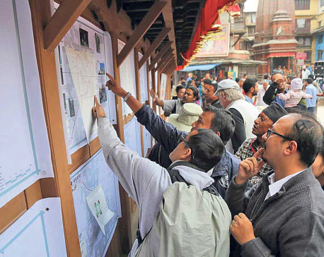 Exhibit and dialogue on Kasthmandap a crowd puller