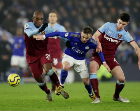 Leicester cement third spot with 4-1 win over West Ham