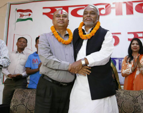 Mahato, Lekhi declare party unification