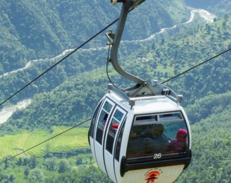 Manakamana Cable Car receives 10,000 visitors in a single day, highest number of visitors after pandemic