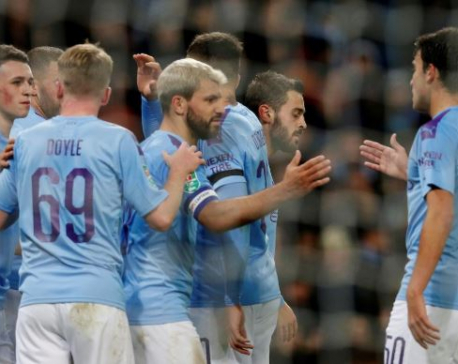 Manchester City stroll to 3-1 League Cup win over Southampton