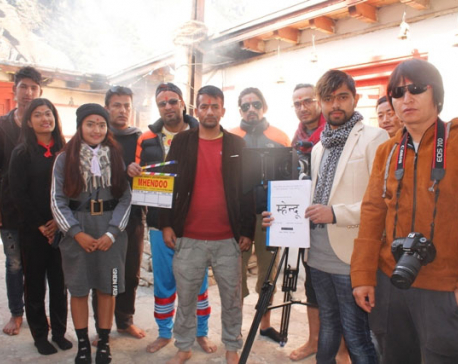 Shooting for Nepali movie 'Mehandu' begins