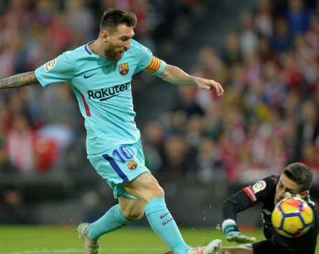Barcelona's Messi looking to score 30 goals against Sevilla