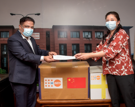 PPE, reproductive health kits handed over to Nepal government