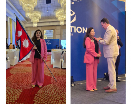 Moon Pradhan elected as president of Toastmasters International's Nepal and North India District