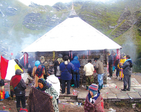 Wishing lake in Myagdi attracts devotees in hoards