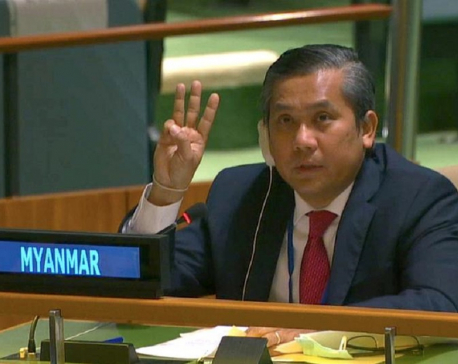 Myanmar U.N. envoy, junta make rival claims to U.N. representation