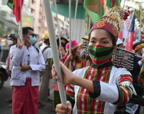 Diverse Myanmar protesters united in opposition to coup