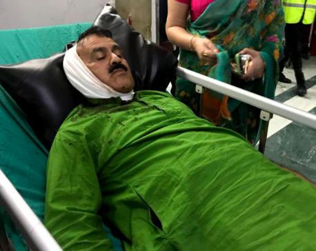 NC Joint General Secretary Yadav attacked with Khukuri